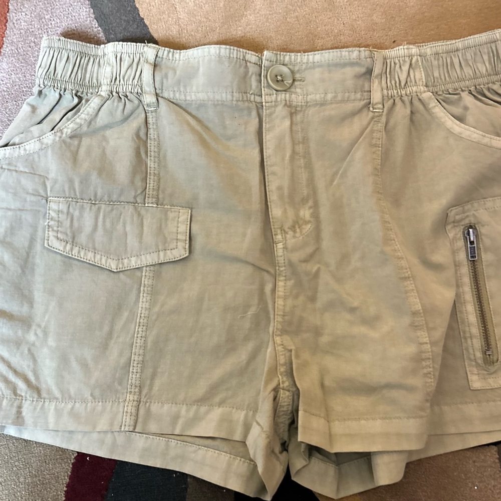Wild Fable Tan Cargo Shorts Cotton Blend - Picture 6 of 6